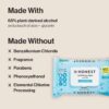 The Honest Company Fragrance Free Sanitizing Alcohol Wipes |...