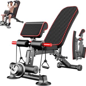 Adjustable Weight Bench - Utility workout Benches for Exerci...