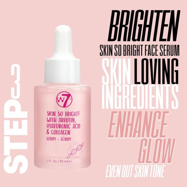 W7 Self Care Skincare Set | Face Cleanser, Toner, Serum, Moi...