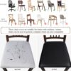 SearchI Waterproof PU Leather Seat Covers for Dining Chairs,...