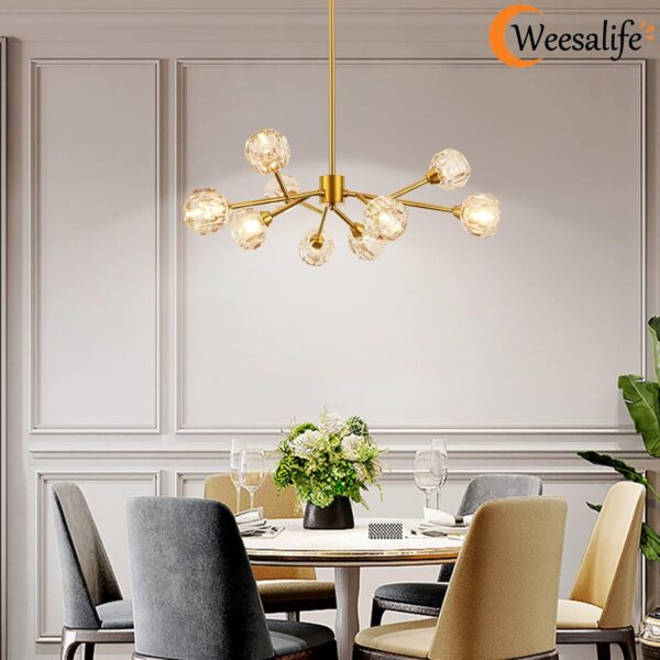 Sputnik Chandeliers for Dining Room Light Fixture Over Table...