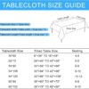 Hiasan 2 Pack Faux Linen Rectangle Tablecloth - Wrinkle and ...