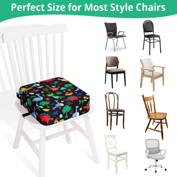 Toddler Booster Seat for Kitchen Chair, Non-Slip Kids Dining...