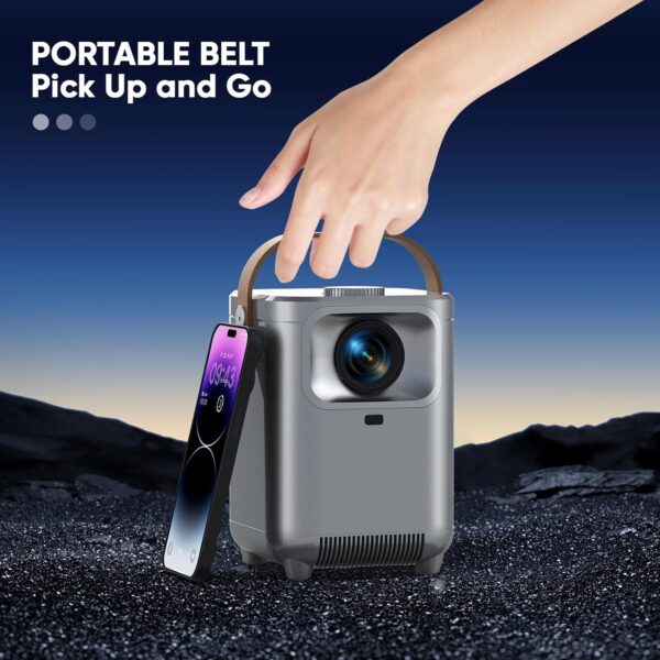 【Electric Focus & Auto Keystone】TMY Portable Projector with ...
