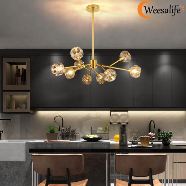 Sputnik Chandeliers for Dining Room Light Fixture Over Table...