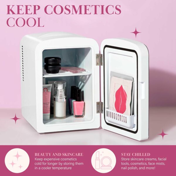 Paris Hilton Mini Refrigerator and Personal Beauty Fridge, M...