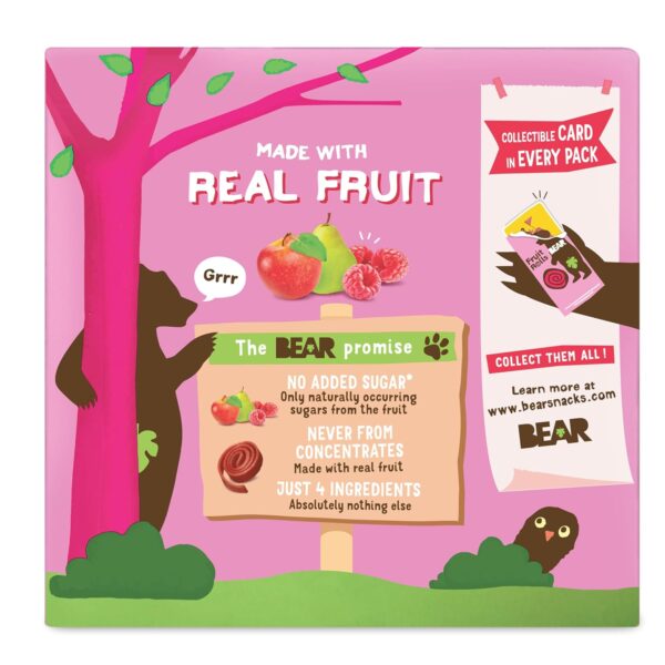 Bear Yoyo Fruit Roll Rasp Mltpk 3.5 OZ