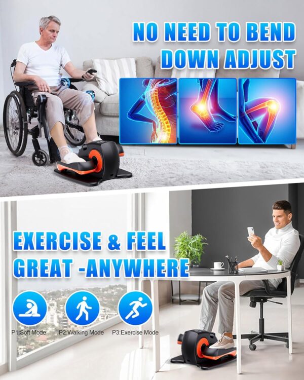 Under Desk Elliptical Machine, Electric Ellipse Leg Exercise...