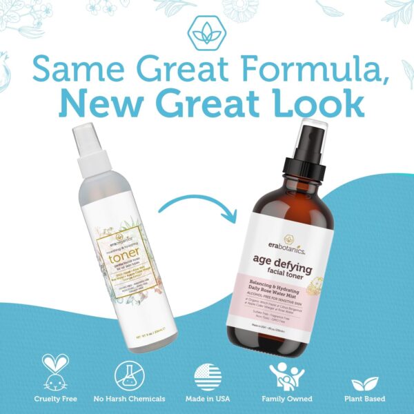 Era Organics Hydrating Toner for Face - Refreshing and Balan...