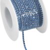 uxcell 11 Yards Crystal Rhinestone Chain, 2mm Sew on Close C...