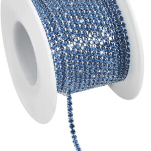 uxcell 11 Yards Crystal Rhinestone Chain, 2mm Sew on Close C...