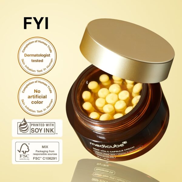 medicube Deep Vitamin C Golden Capsule Face Moisturizer - Li...