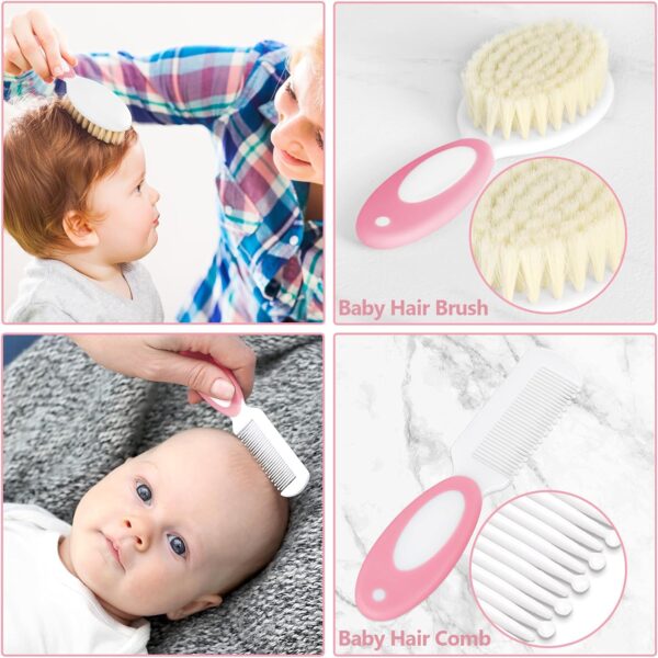Baby Healthcare and Grooming Kit for Newborn Kids, 24PCS Upg...