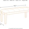 Signature Design by Ashley Haddigan Traditional Upholstered ...
