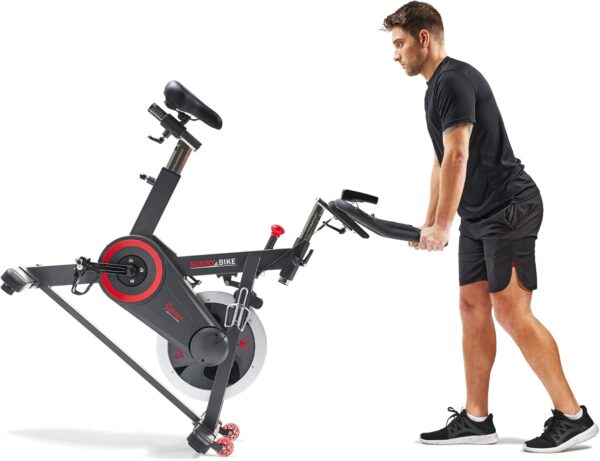 Sunny Health & Fitness Magnetic Belt Drive Indoor Cycling Bi...
