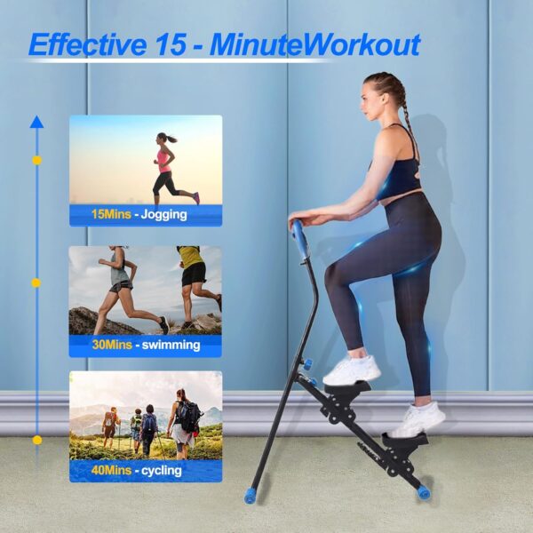 Stair Stepper for Home Vertical Climber, Foldable Full Body ...