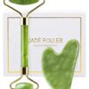 huefull Genuine Jade Roller & Gua Sha Set for Face, Cooling ...