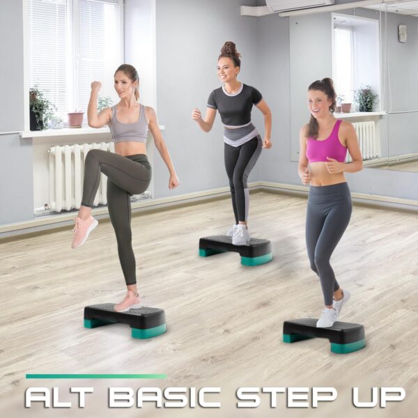 Yes4All 18.9" Aerobic Exercise Step Platform with 2 Risers, ...