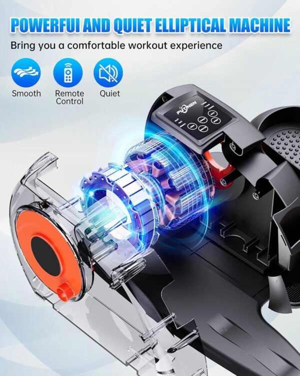 Under Desk Elliptical Machine, Electric Ellipse Leg Exercise...
