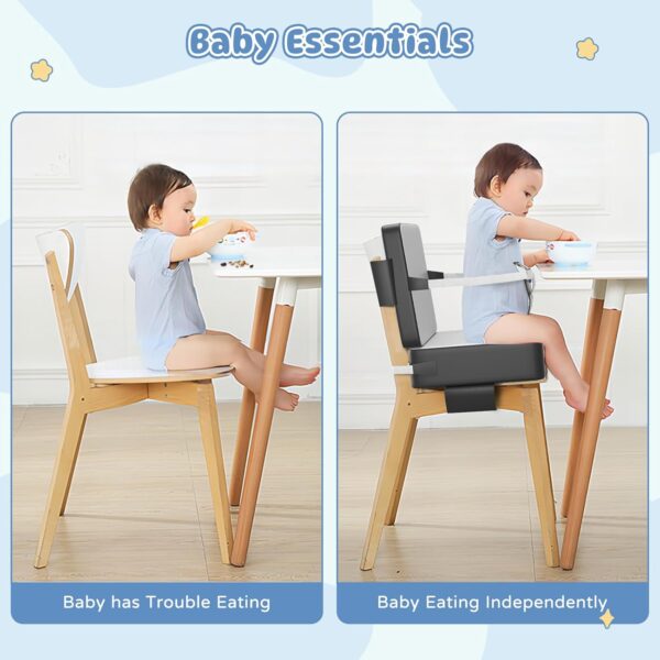 Booster Seat for Kitchen Chair, Toddler Booster Seat for Din...