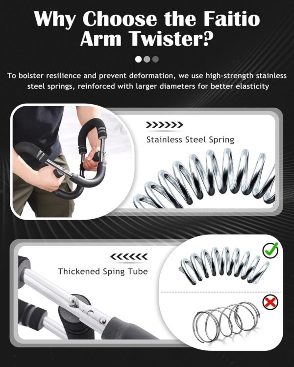 Twister Arm Trainer, 40-100lb Adjustable Arm Trainer for Men...