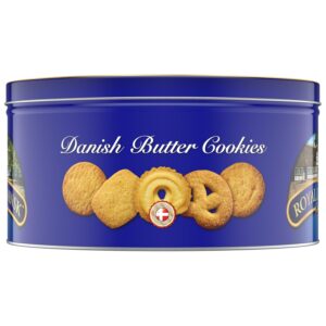 Royal Dansk Danish Cookies Tin, butter, 24 Ounce