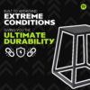 Rage Fitness Steel Plyo Box 12-18-24 Inch High Anti-Slip Pre...