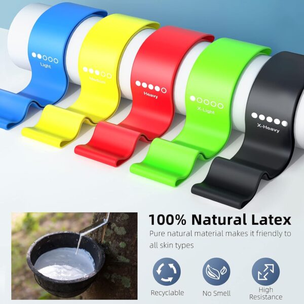 Resistance Bands for Working Out, Elastic Exercice Loop Band...