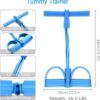 21 Fitness Resistance Bands-4 Tube Pedal Ankle Puller - 2023...