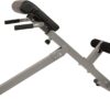 Sunny Health & Fitness Foldable Hyperextension Roman Chair w...