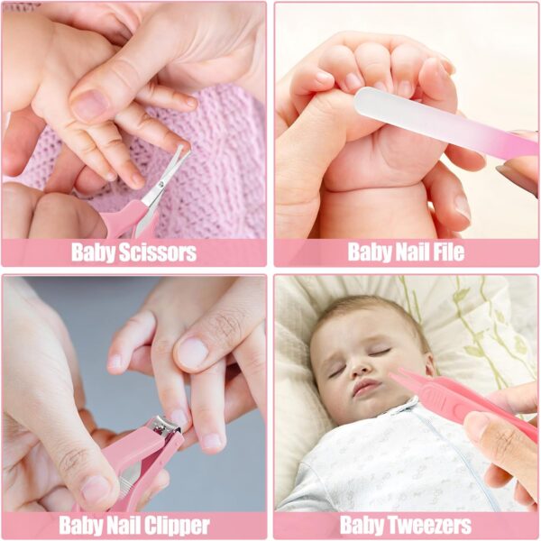 Baby Healthcare and Grooming Kit for Newborn Kids, 24PCS Upg...