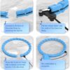 JKSHMYT Weighted Hula Circle Hoops for Adults Weight Loss, I...