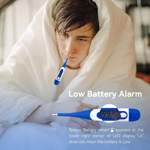 Berrcom Digital Thermometer for Adults, Oral and Underarm Th...