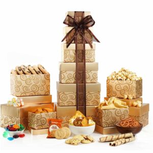 Broadway Basketeers Happy Birthday Festive Gift Tower by Bro...