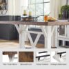 Signature Design by Ashley Valebeck Rustic Farmhouse 36" Cou...