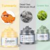 ANAI RUI Turmeric Clay Mask - Green Tea Clay Mask - Dead Sea...
