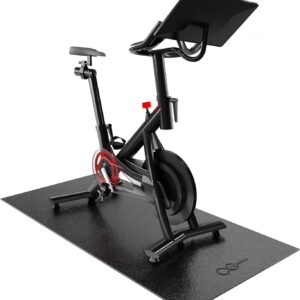 Bike Mat Compatible with Peloton Bike,Elliptical,Treadmill M...