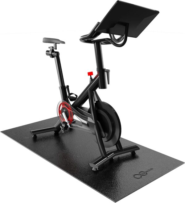 Bike Mat Compatible with Peloton Bike,Elliptical,Treadmill M...
