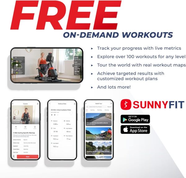 Sunny Health & Fitness Elite Recumbent Cross Trainer & Ellip...