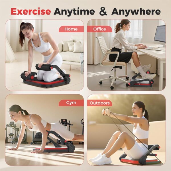 Ab Machine,Sit Up Machine & Core Exercise Equipment, Ab Work...