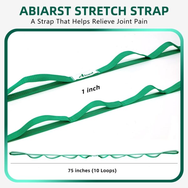 Stretching Strap Yoga Straps for Physical Therapy, 10 Loops ...