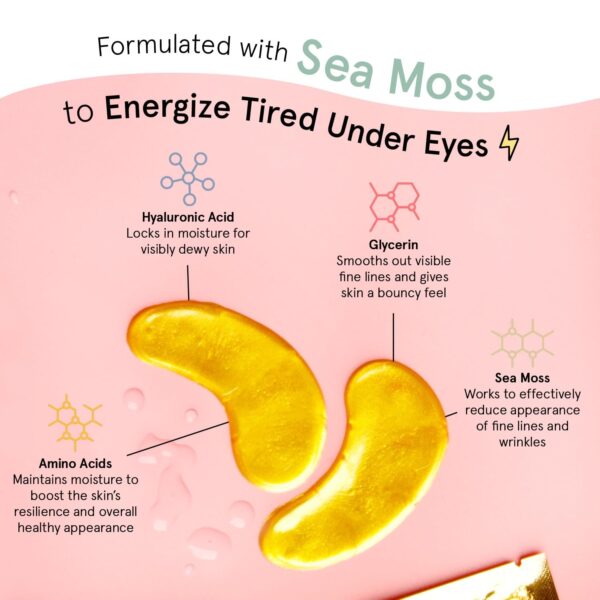 grace & stella Award Winning Under Eye Mask - Travel Essenti...