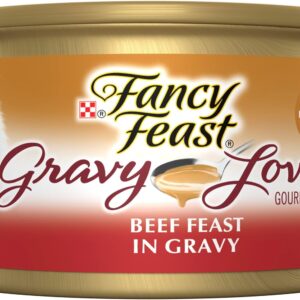 Purina Fancy Feast Gravy Lovers Beef Feast Grilled Gourmet C...