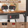 Furologee Kitchen Bakers Rack with Power Outlet, Microwave O...