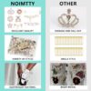 65 PCS Diy Charms For Socks - Safety Brooches And Pins For W...