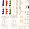 36PCS Shoe Charms for Sneakers,Jewelry Bows Charm Decoration...