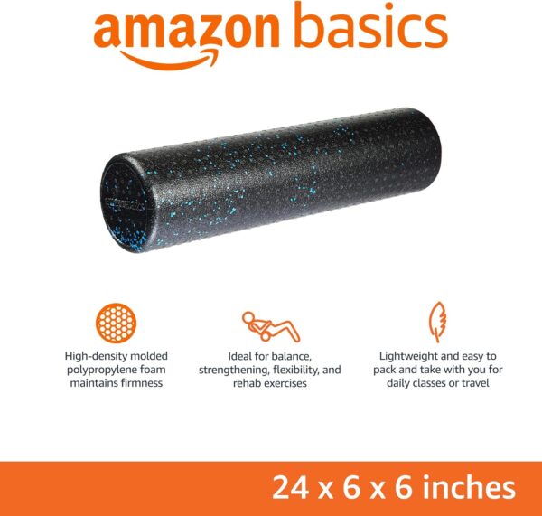 Amazon Basics High Density Foam Roller for Exercise and Reco...