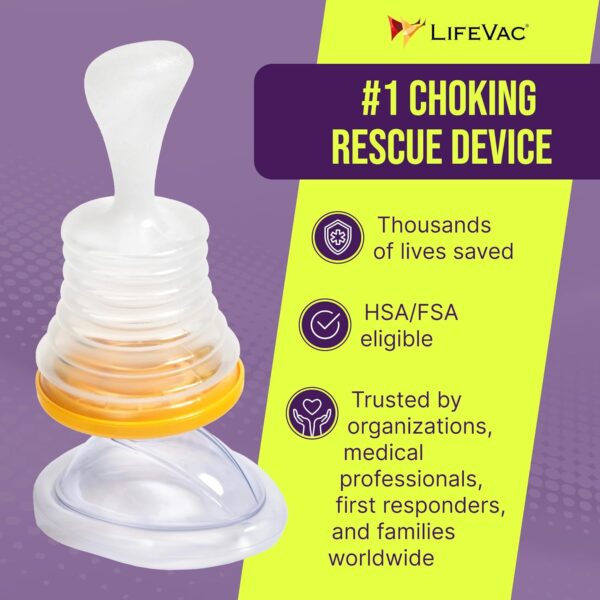 LifeVac Home Kit - Portable Suction Rescue Device, First Aid...