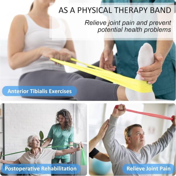 Resistance Bands for Working Out, Physical Therapy Bands, La...
