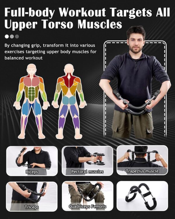Twister Arm Trainer, 40-100lb Adjustable Arm Trainer for Men...